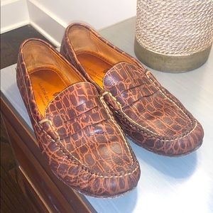 Martin dingman Gator skin loafers